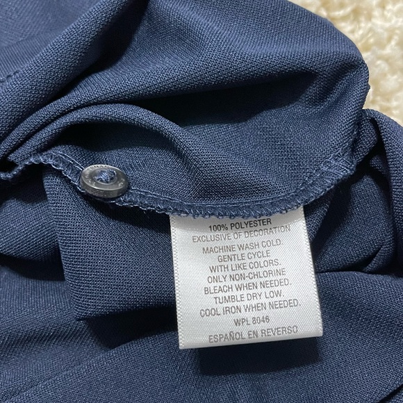 NWT Men’s Size Medium Greg Norman Slim Fit Five Iron Pol  Shirt In Night Sky - Picture 11 of 12